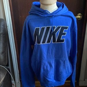 Nike Men's Blue Hoodie